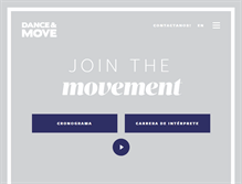 Tablet Screenshot of dancemovestudio.com